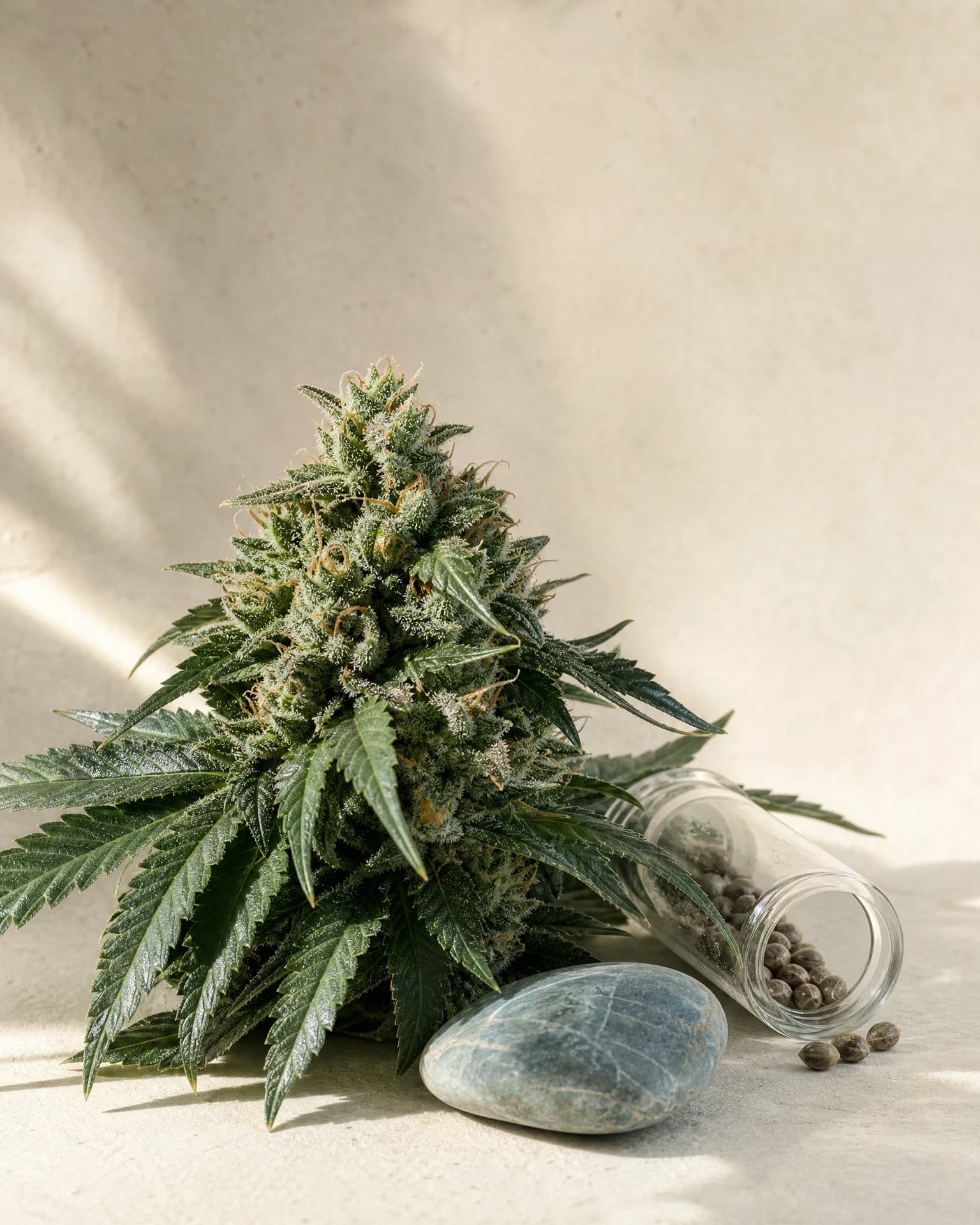5 Alive Seeds cannabis flower and seed vial